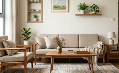 Cách chọn salon gỗ cho phòng khách có diện tích nhỏ