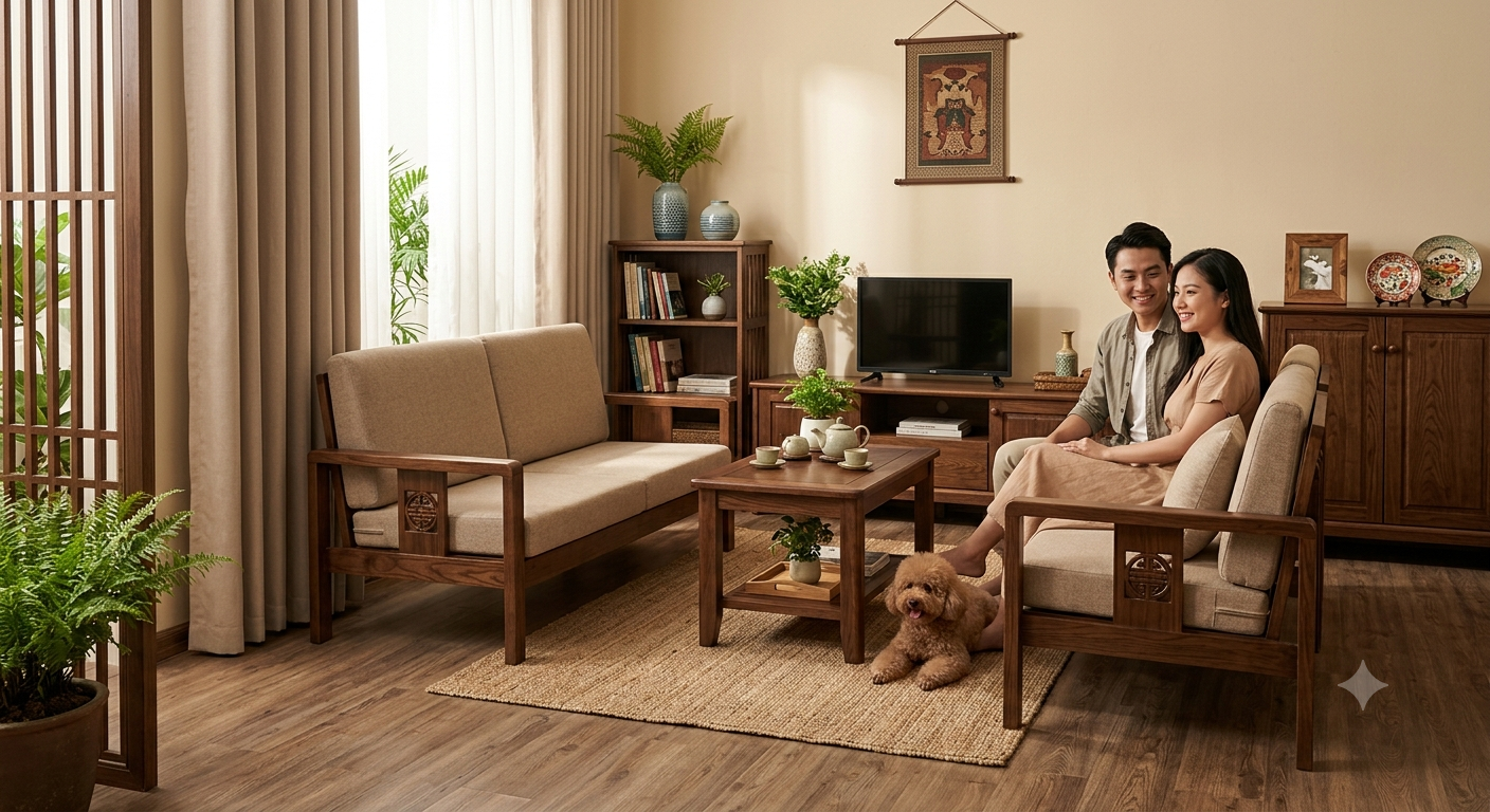 Tiêu chí cốt lõi khi chọn mua salon gỗ cho không gian hẹp